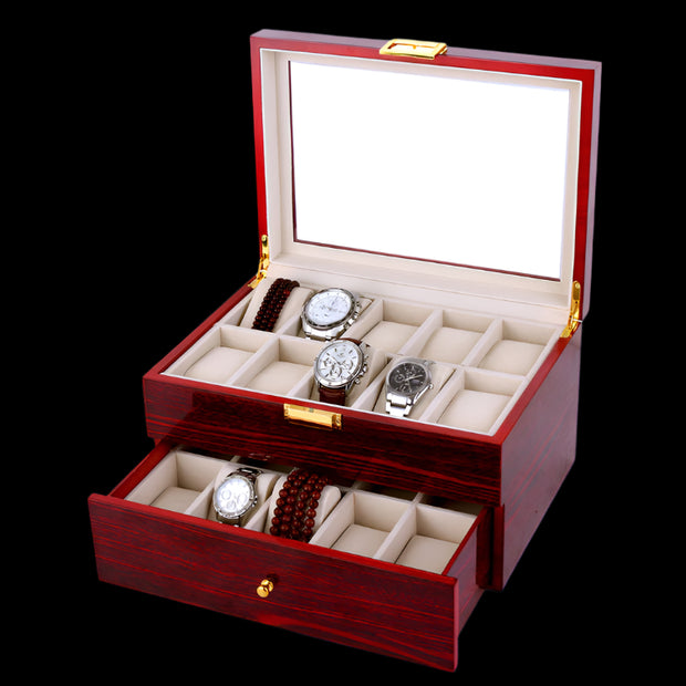 Premium double slot watch storage